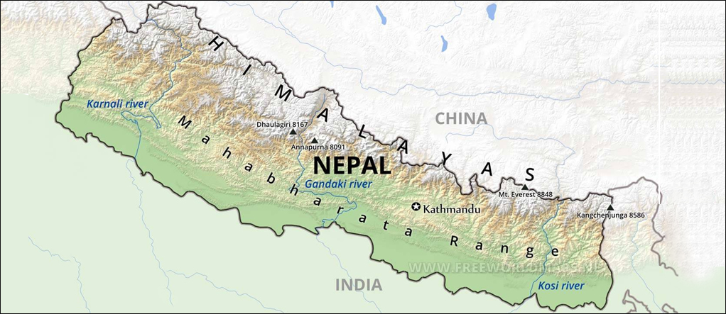 Nepal Map