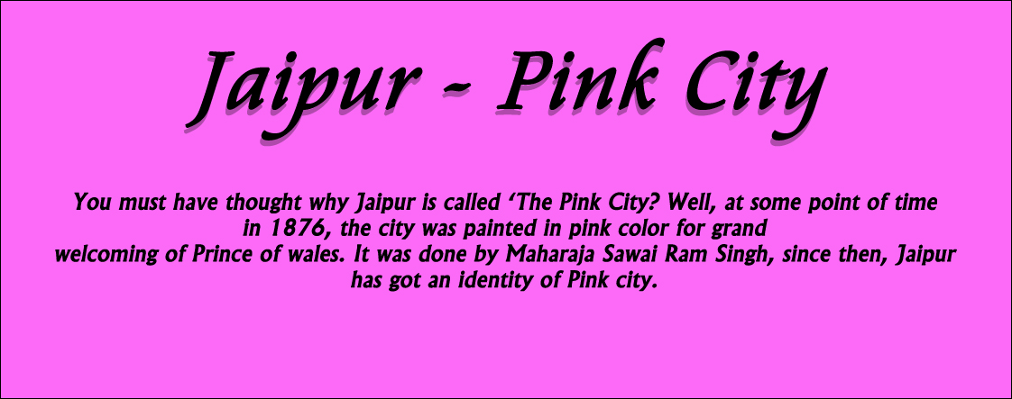 Jaipur-The Pink City