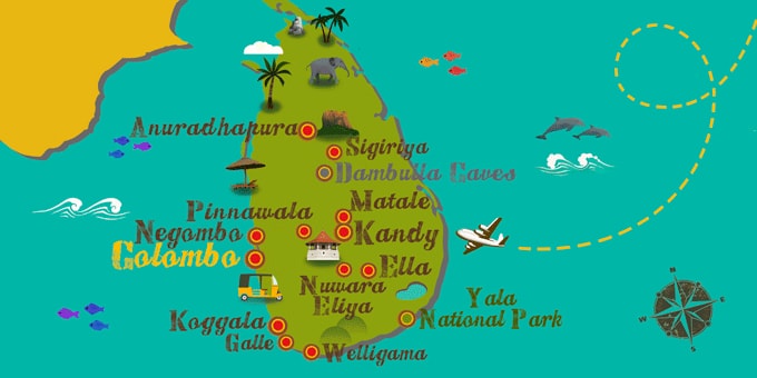 Sri Lanka Map