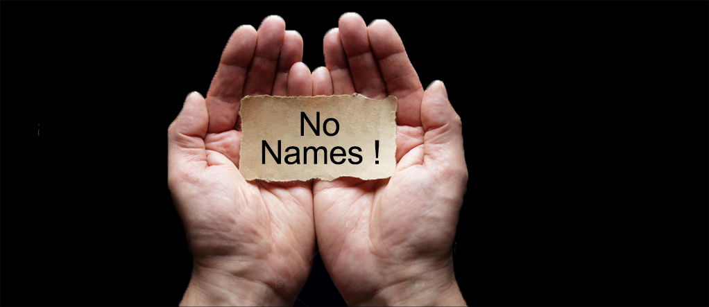 Dont call them from Names