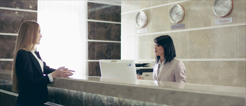 Talk to receptionist