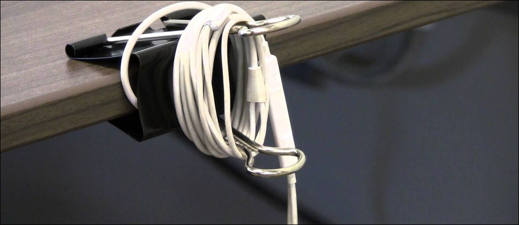 Binder clip earphones