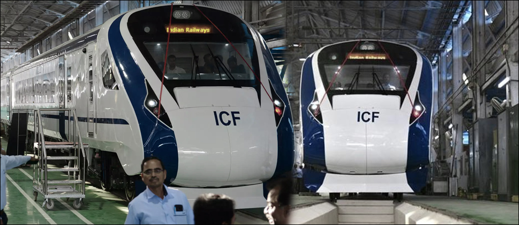 Looks of Engineless Train T18