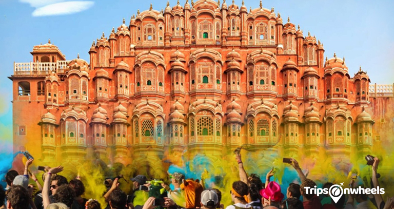 Holi in the Pink City Jaipur - Tripsonwheel