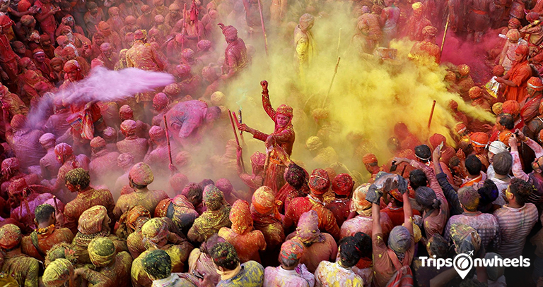 Holi in Vrindavan - Tripsonwheel