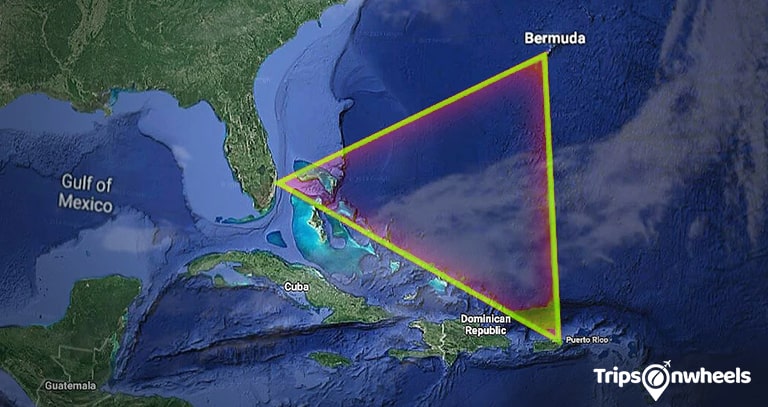 The Bermuda Triangle, North Atlantic Ocean - Tripsonwheel
