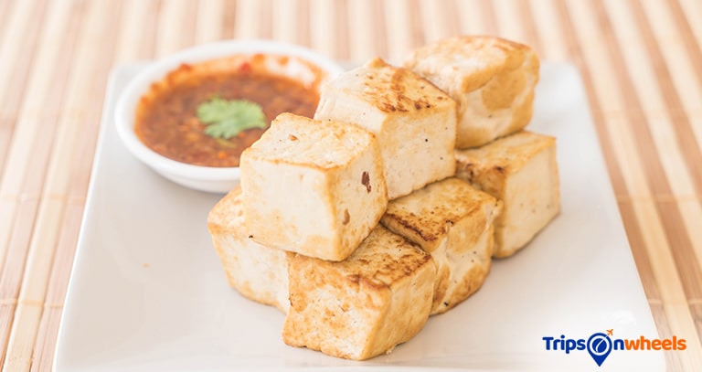 Vietnamese Fried Tofu - Tripsonwheel